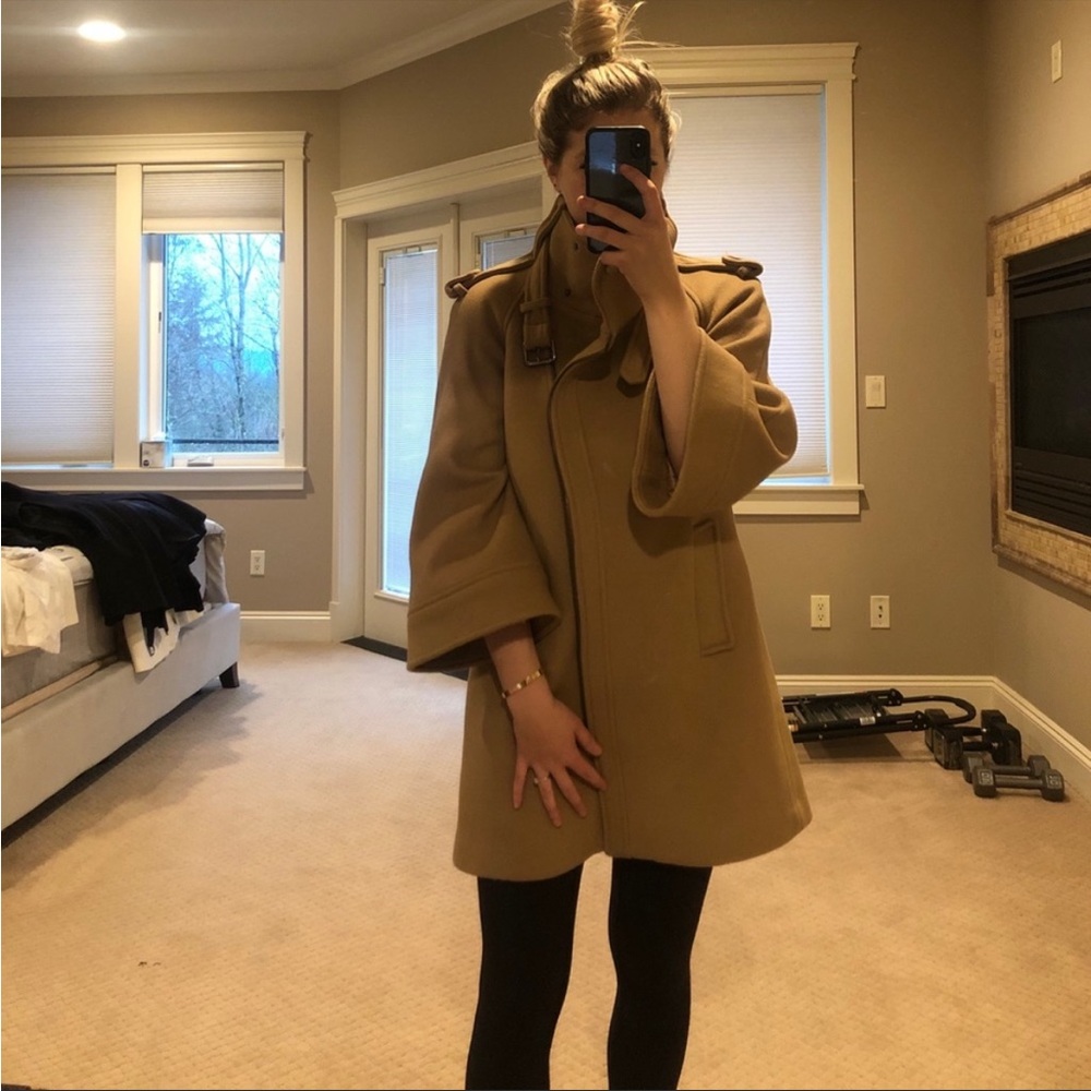 Zara Camel wool coat